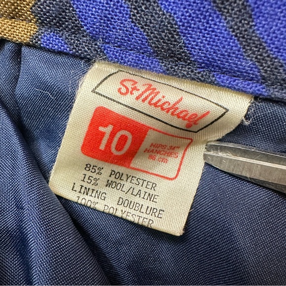 St Michael Vintage Skirt Size 10 - Picture 3 of 8